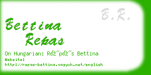 bettina repas business card